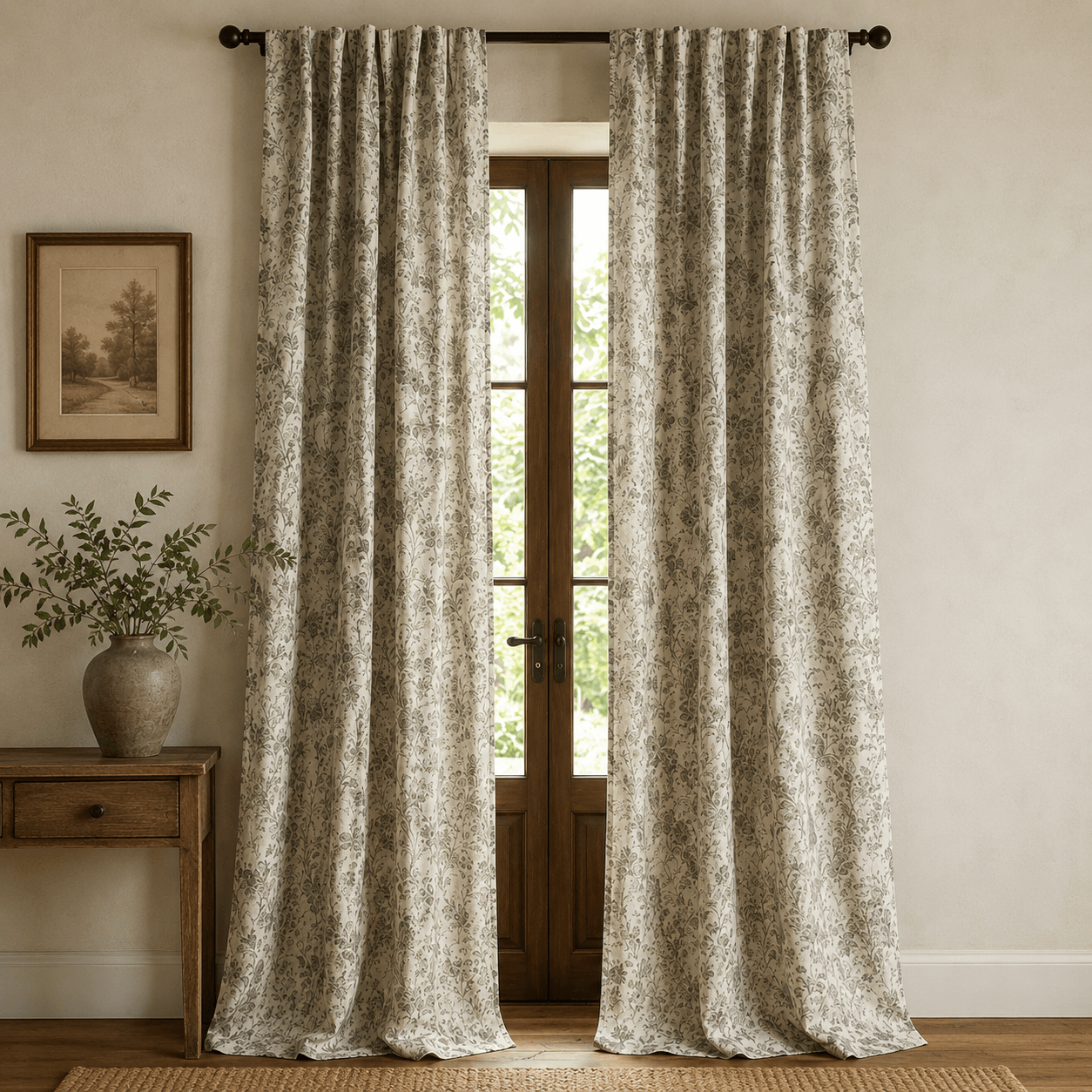 Curtain textile product